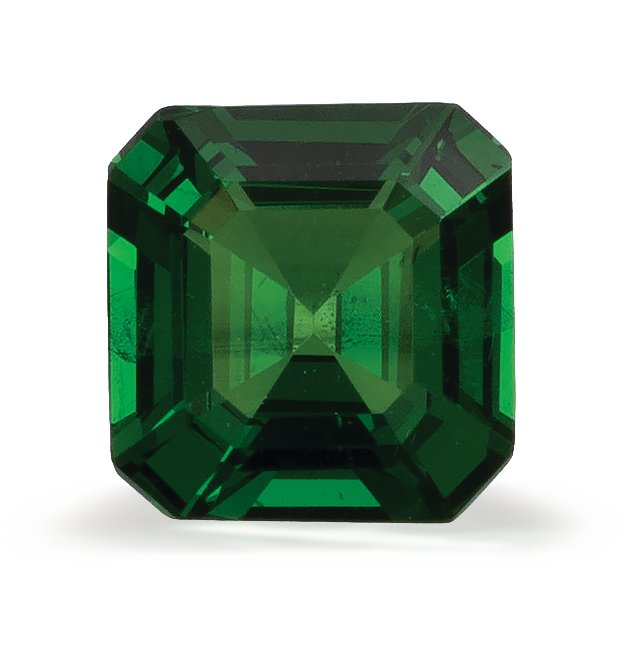ASSCHER 0.74ct Natural Tsavorite Garnet 