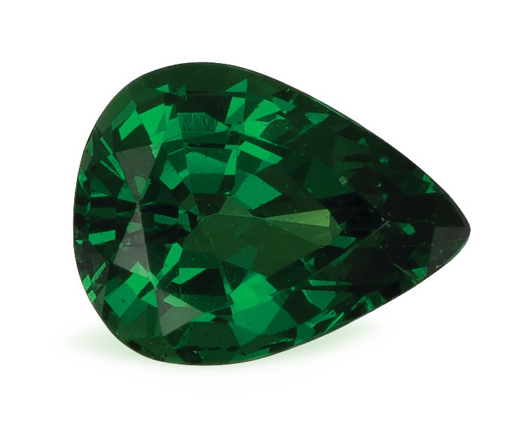 PEAR 1.17ct Natural Tsavorite Garnet 