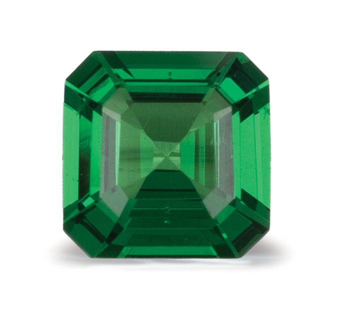 ASSCHER 0.71ct Natural Tsavorite Garnet 