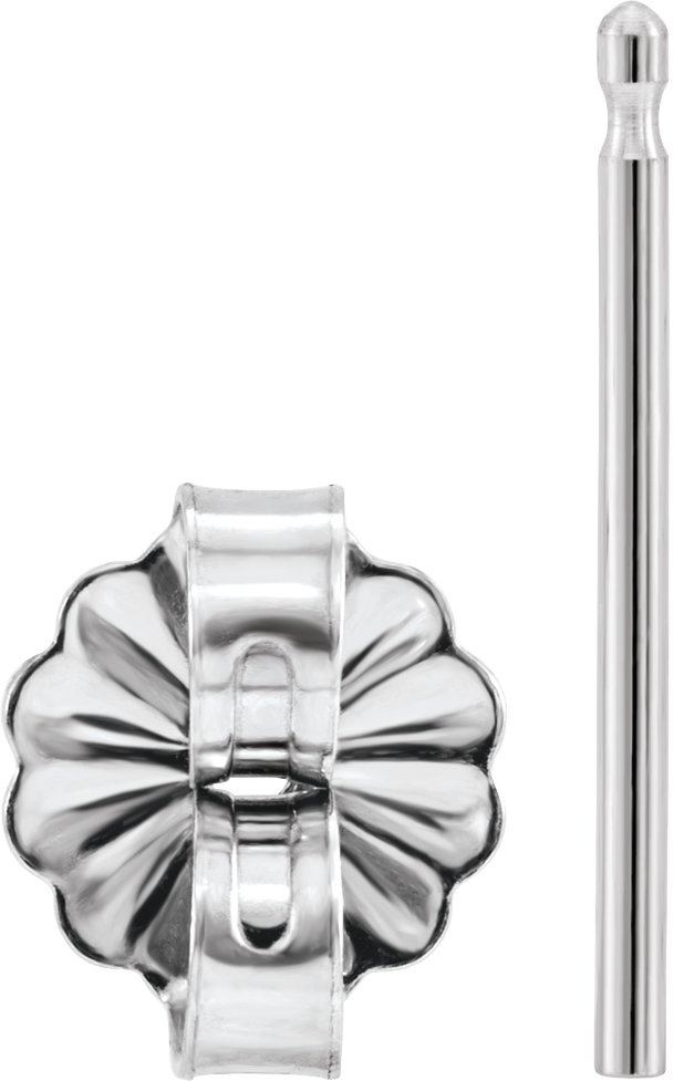 5.5 mm OD Friction Earring Post & Back Set