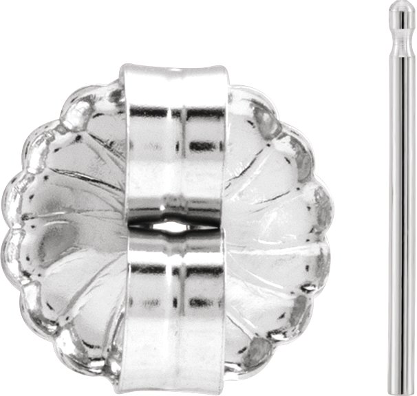 9.4 mm OD Friction Earring Post & Back Set