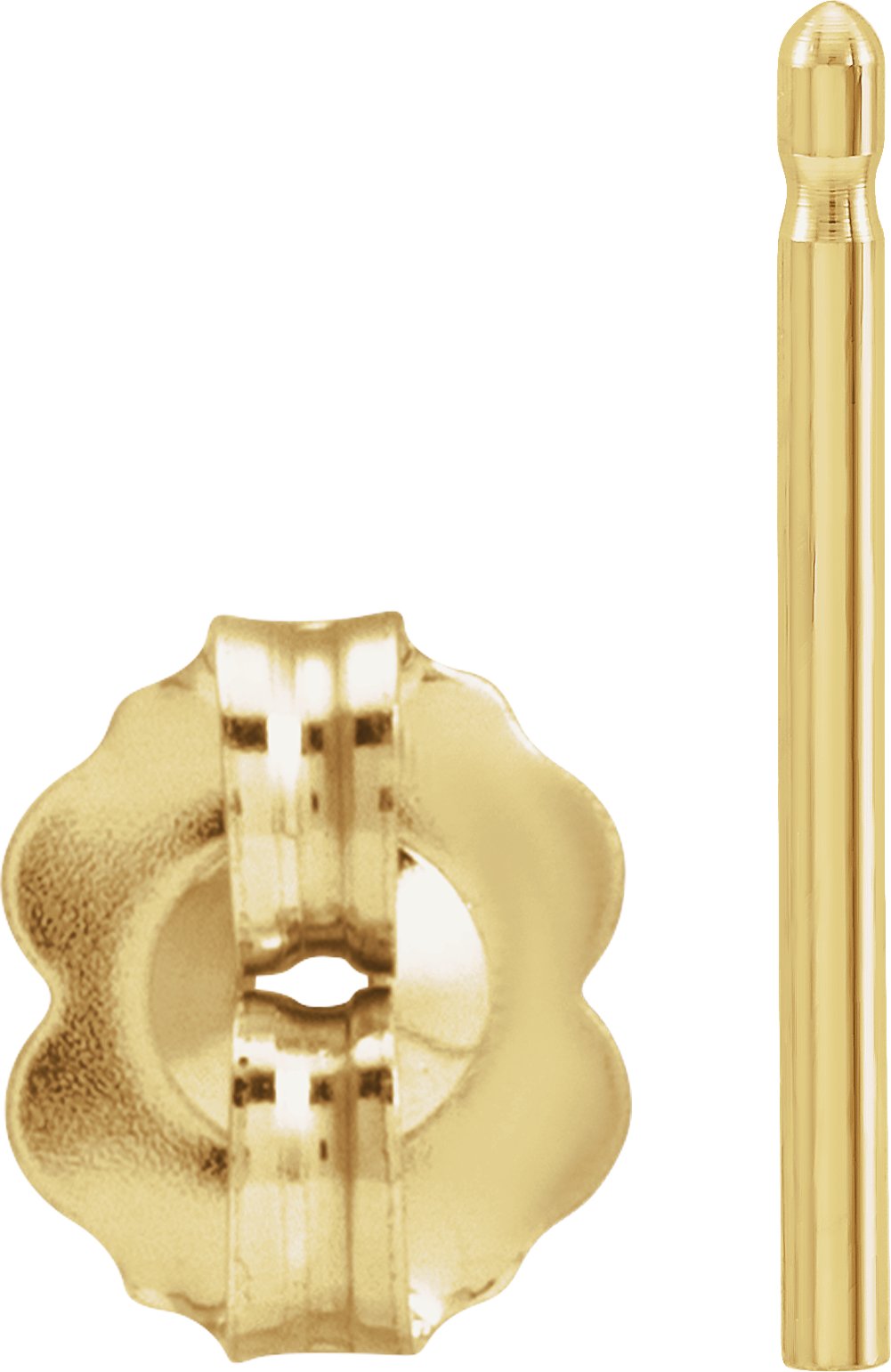 5.2 mm OD Friction Earring Post & Back Set