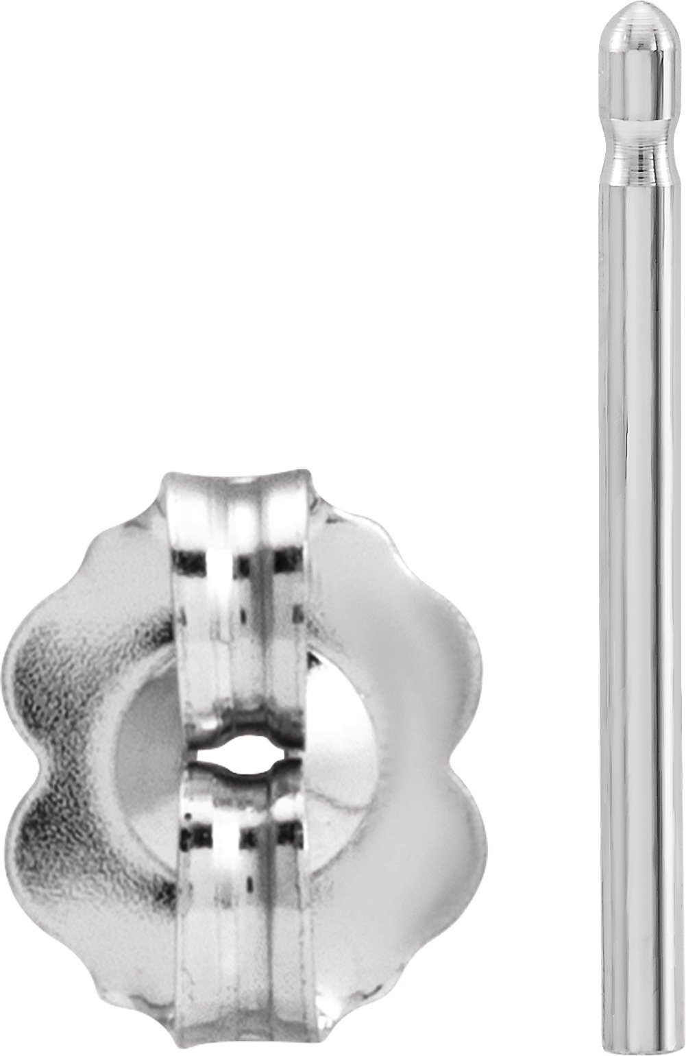 5.2 mm OD Friction Earring Post & Back Set