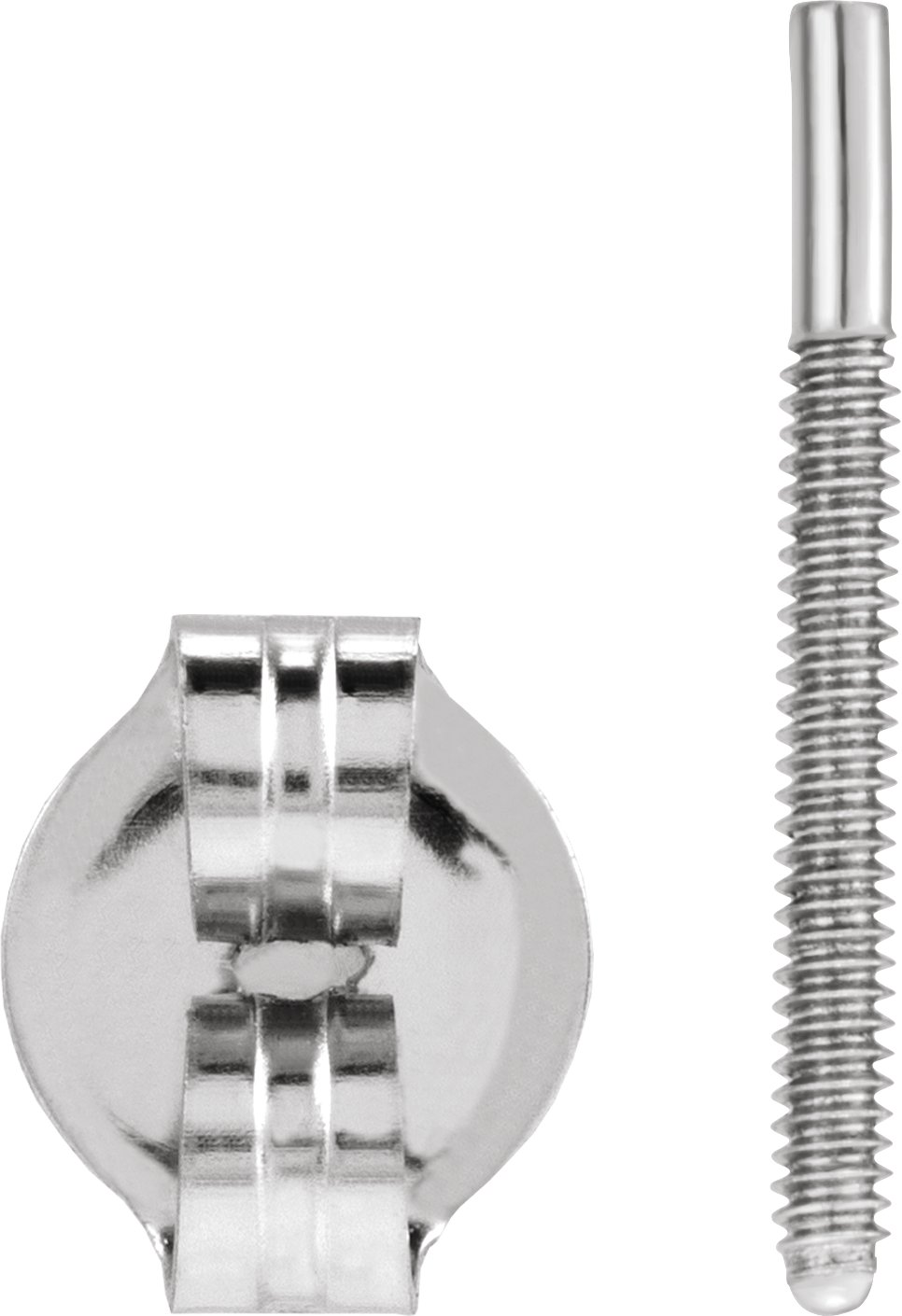 5.2 mm OD Push-On/Screw-Off Threaded Stabilizer Earring Post & Back Set