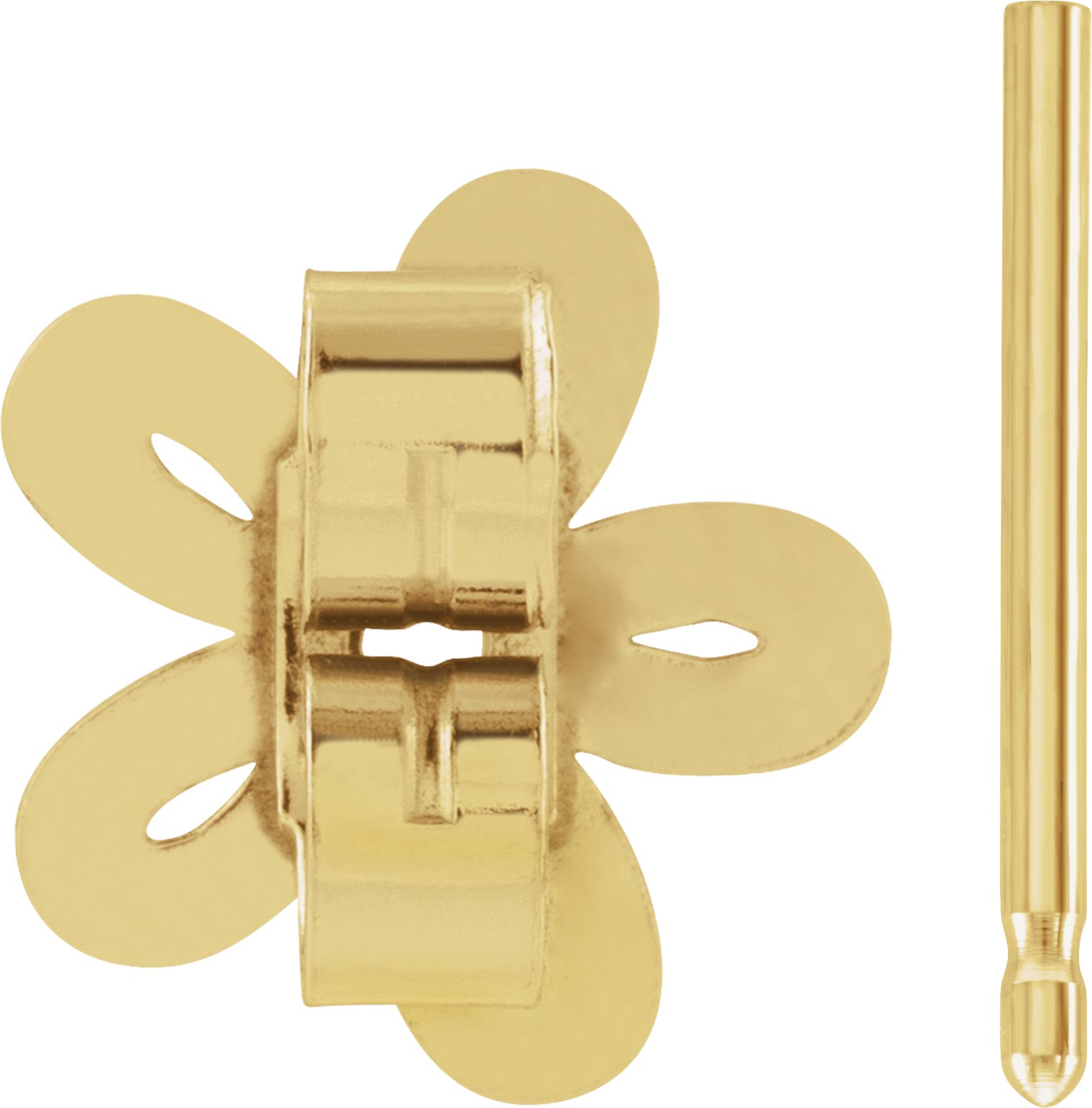 8 mm OD Threaded Earring Post & Back Set