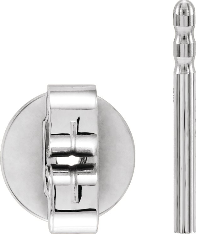 6-8 mm OD Friction Earring Post & Back Set