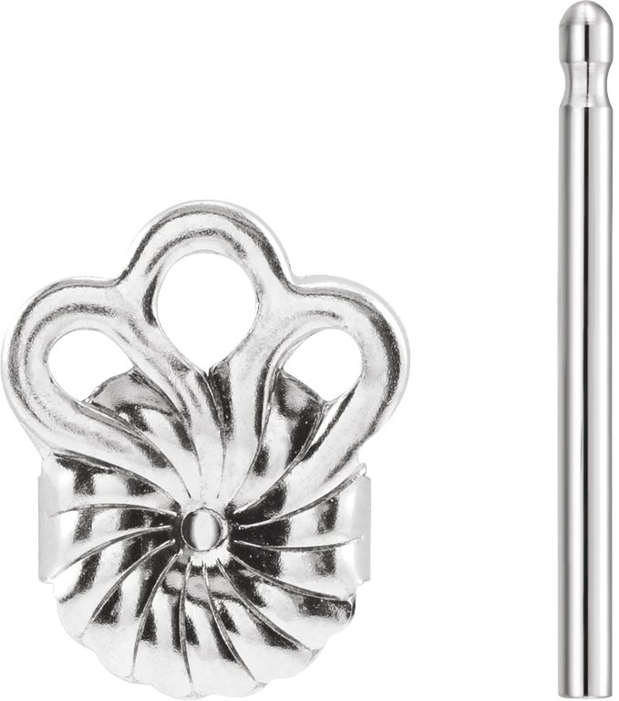 8 mm OD Friction Earring Post & Back Set