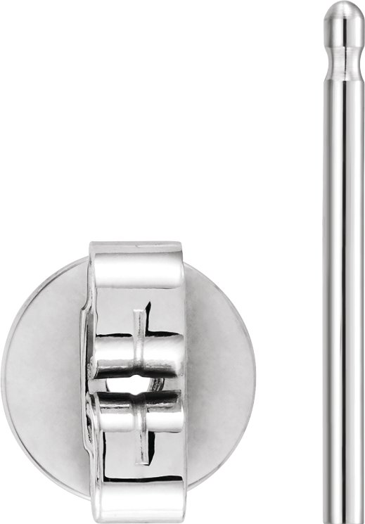6 mm OD Friction Earring Post & Back Set