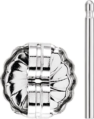 7.2 mm OD Friction Earring Post & Back Set
