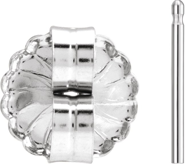 9.4 mm OD Friction Earring Post & Back Set