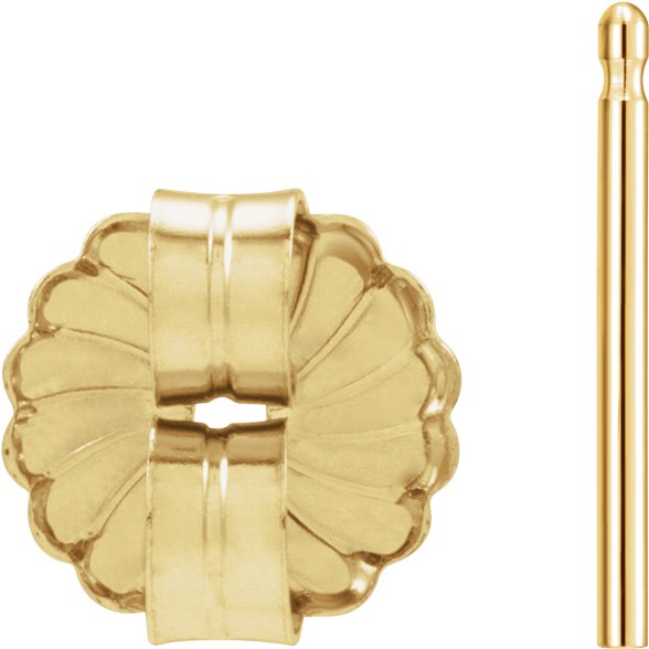 8 mm OD Friction Earring Post & Back Set