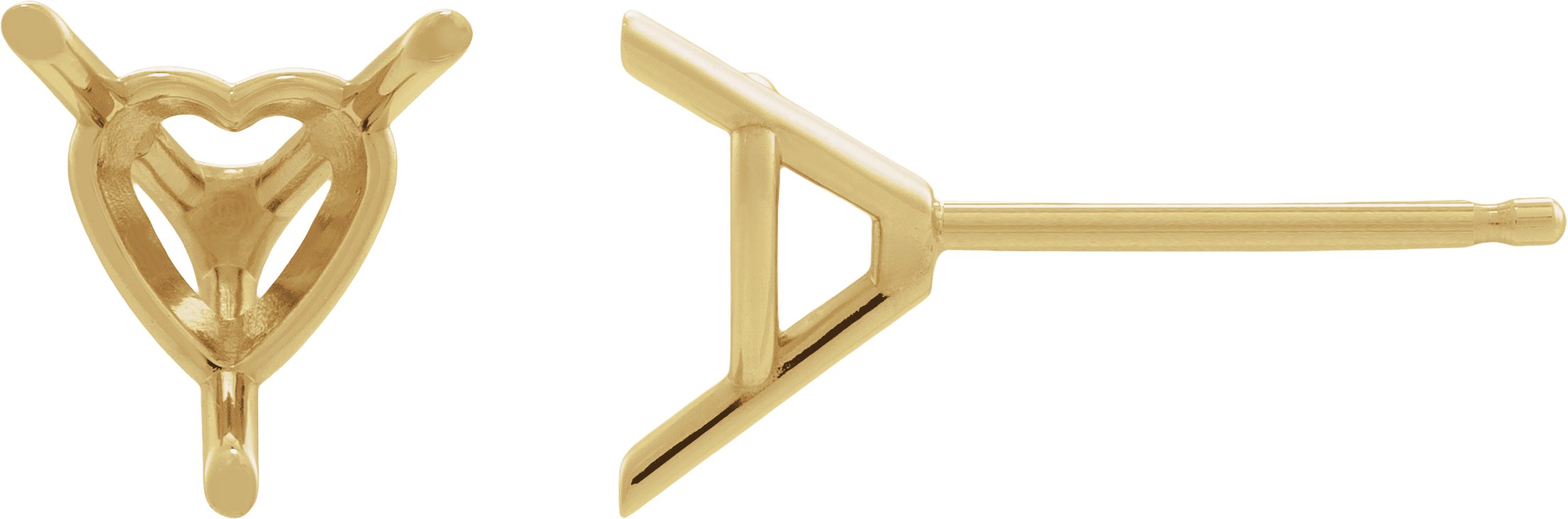 Heart Cocktail-Style Earrings