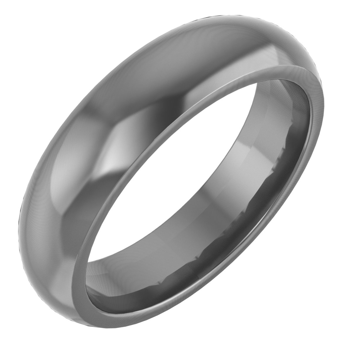 Comfort-Fit Half Round Band