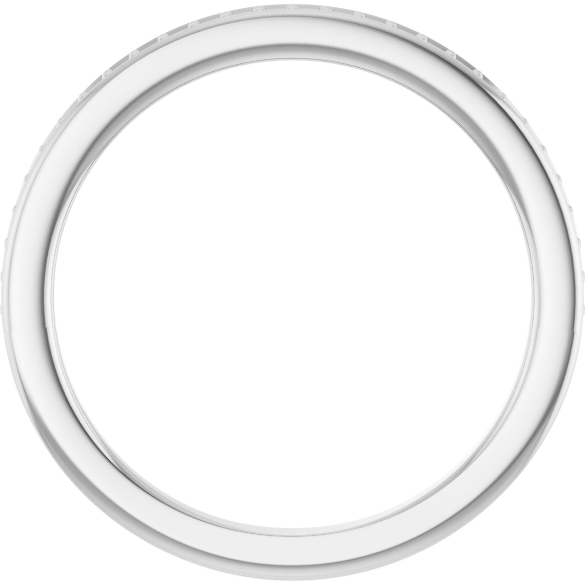 Band Mounting for 15x13 mm Emerald Ring view 2