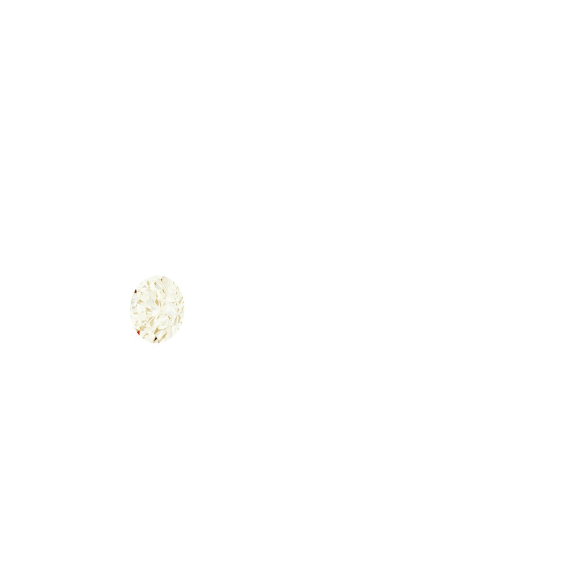Bezel-Set Accented Engagement Ring