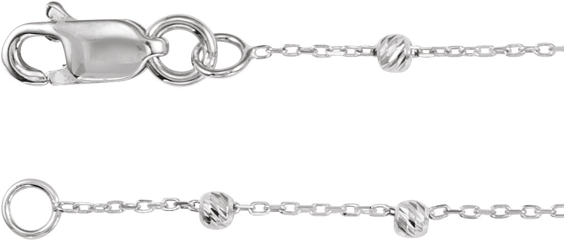 .65 mm Beaded Cable Chain