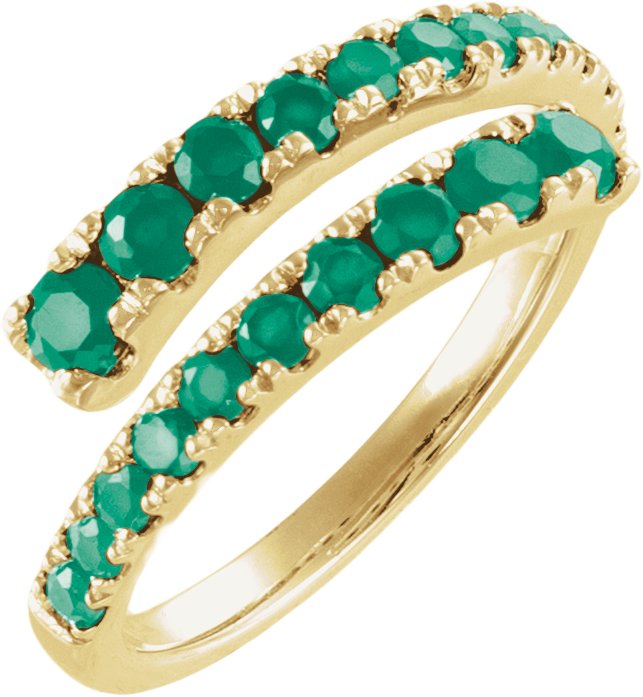 Lab-Grown Diamond Bypass Ring