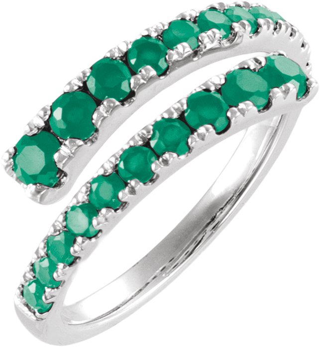 Lab-Grown Diamond Bypass Ring