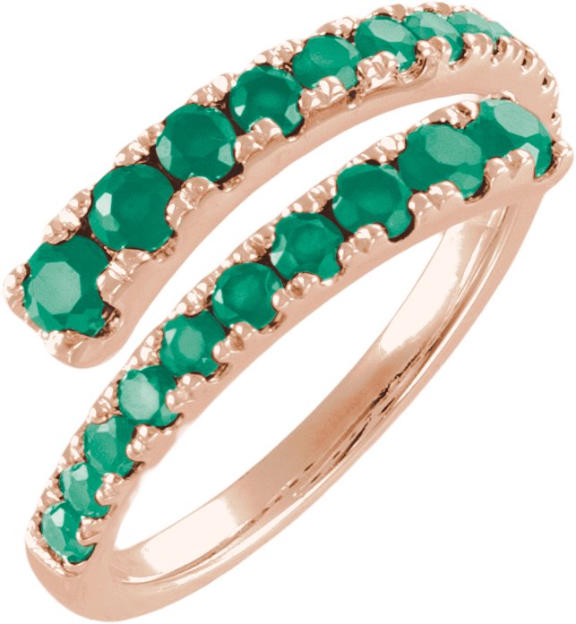 Lab-Grown Diamond Bypass Ring
