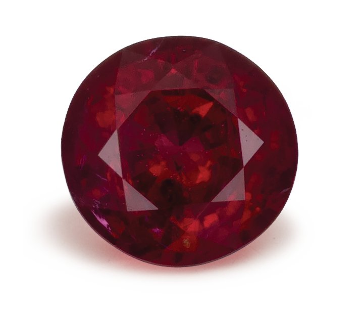 ROUND 0.97ct Natural Ruby
