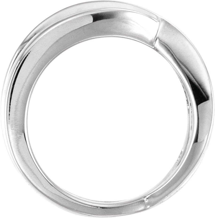 & Platinum Criss Cross Ring view 2