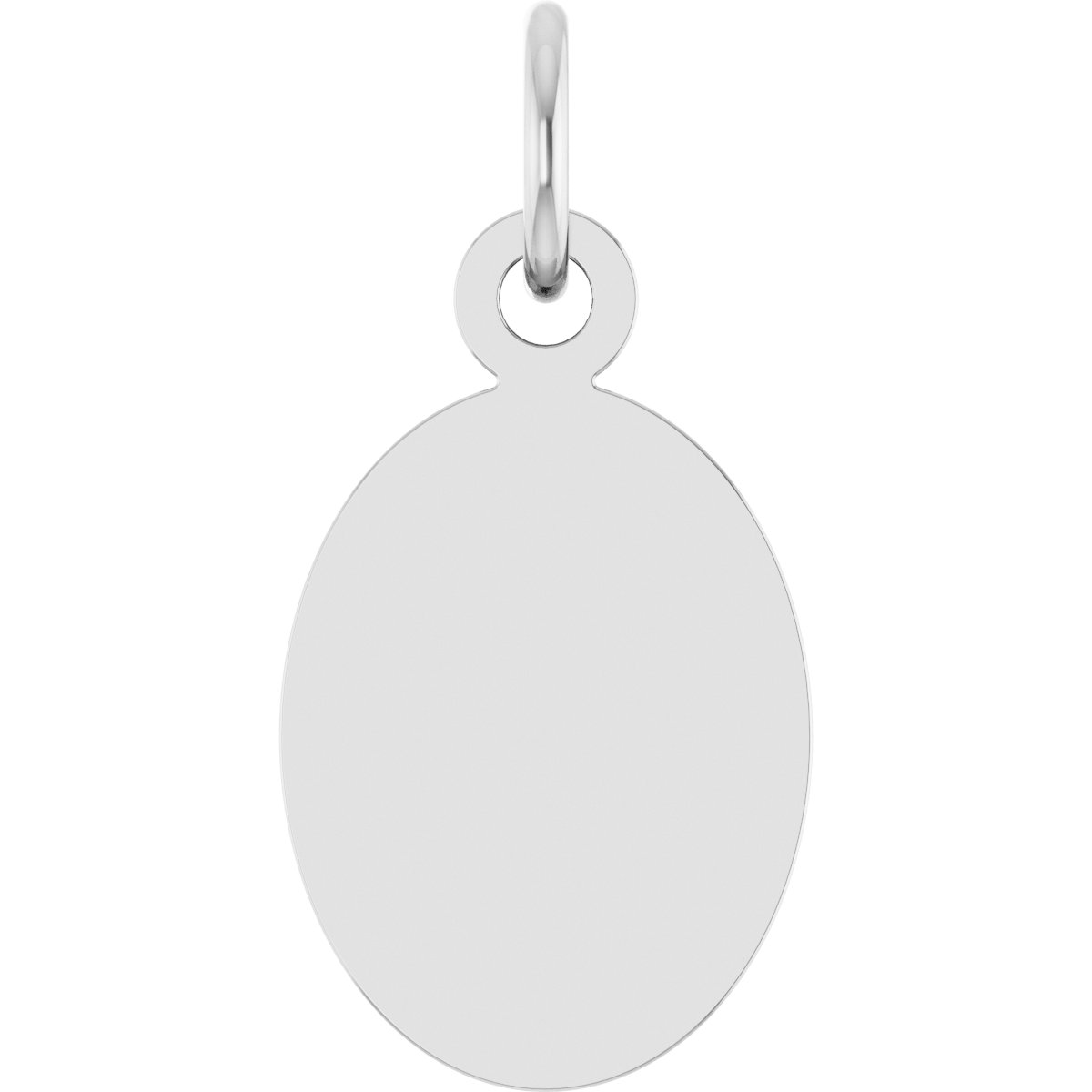 Engravable Oval Necklace or Pendant
