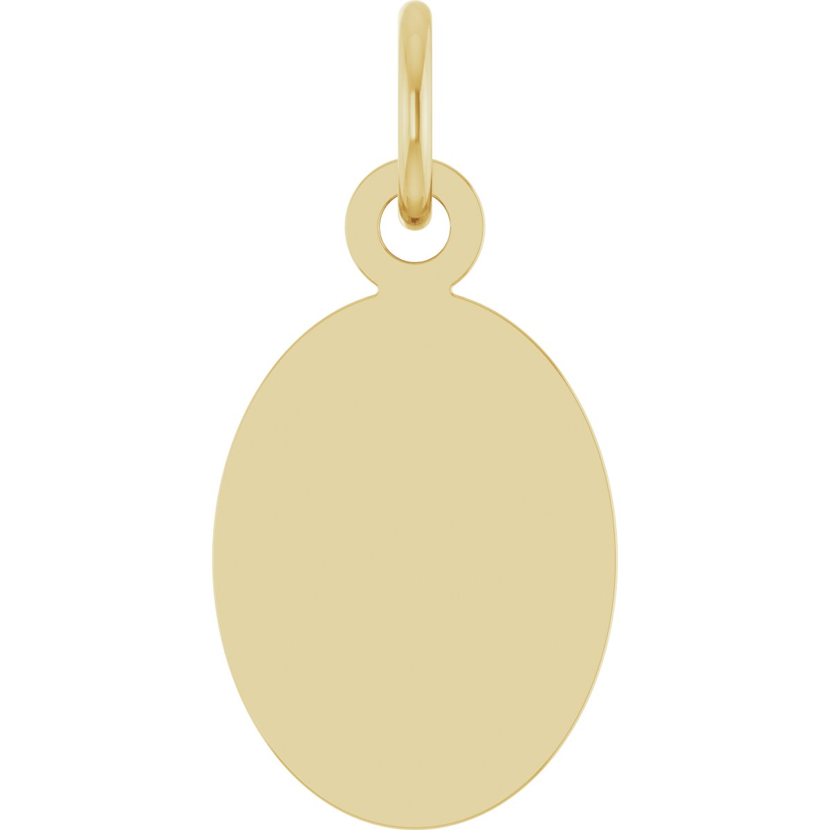 Engravable Oval Necklace or Pendant