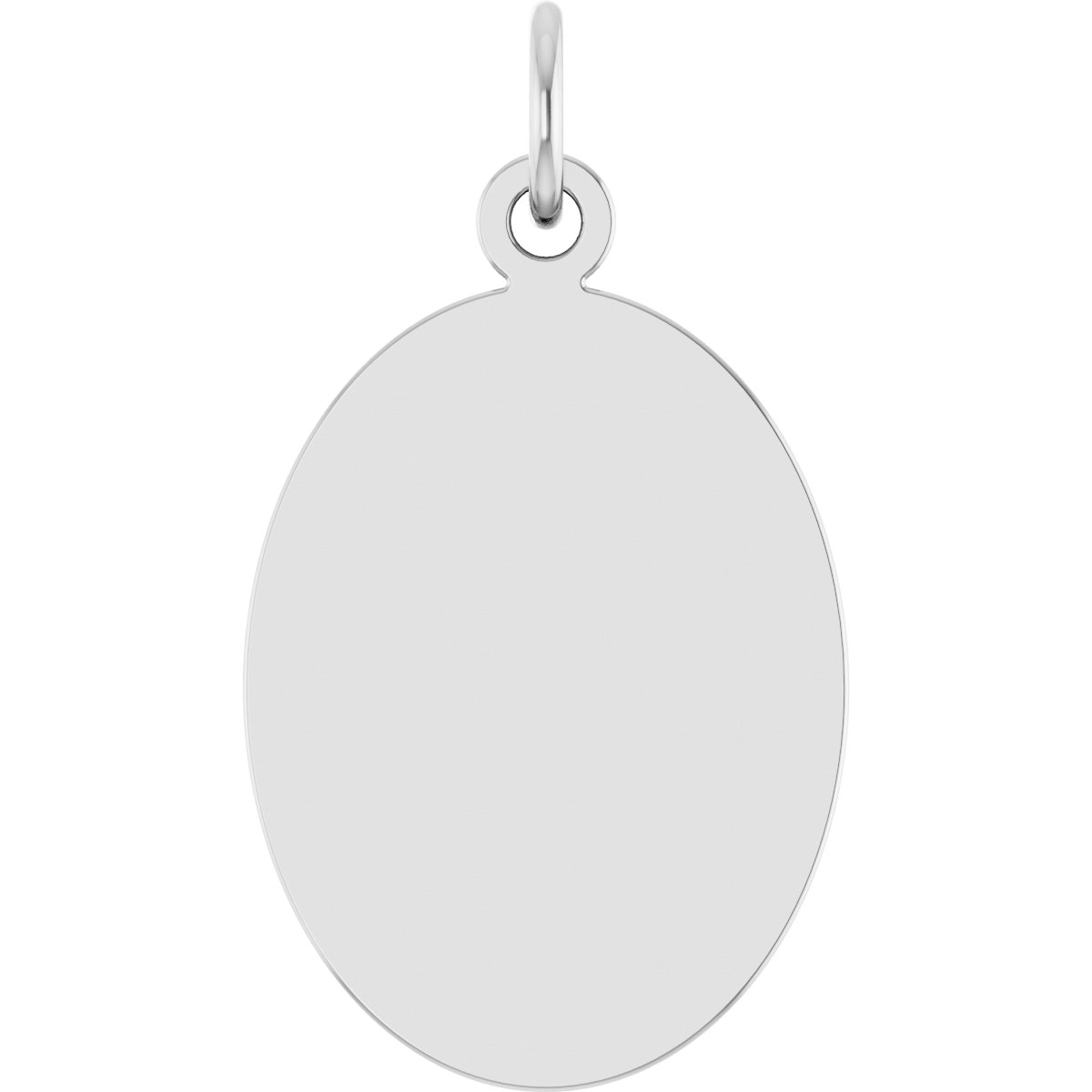 Engravable Oval Necklace or Pendant