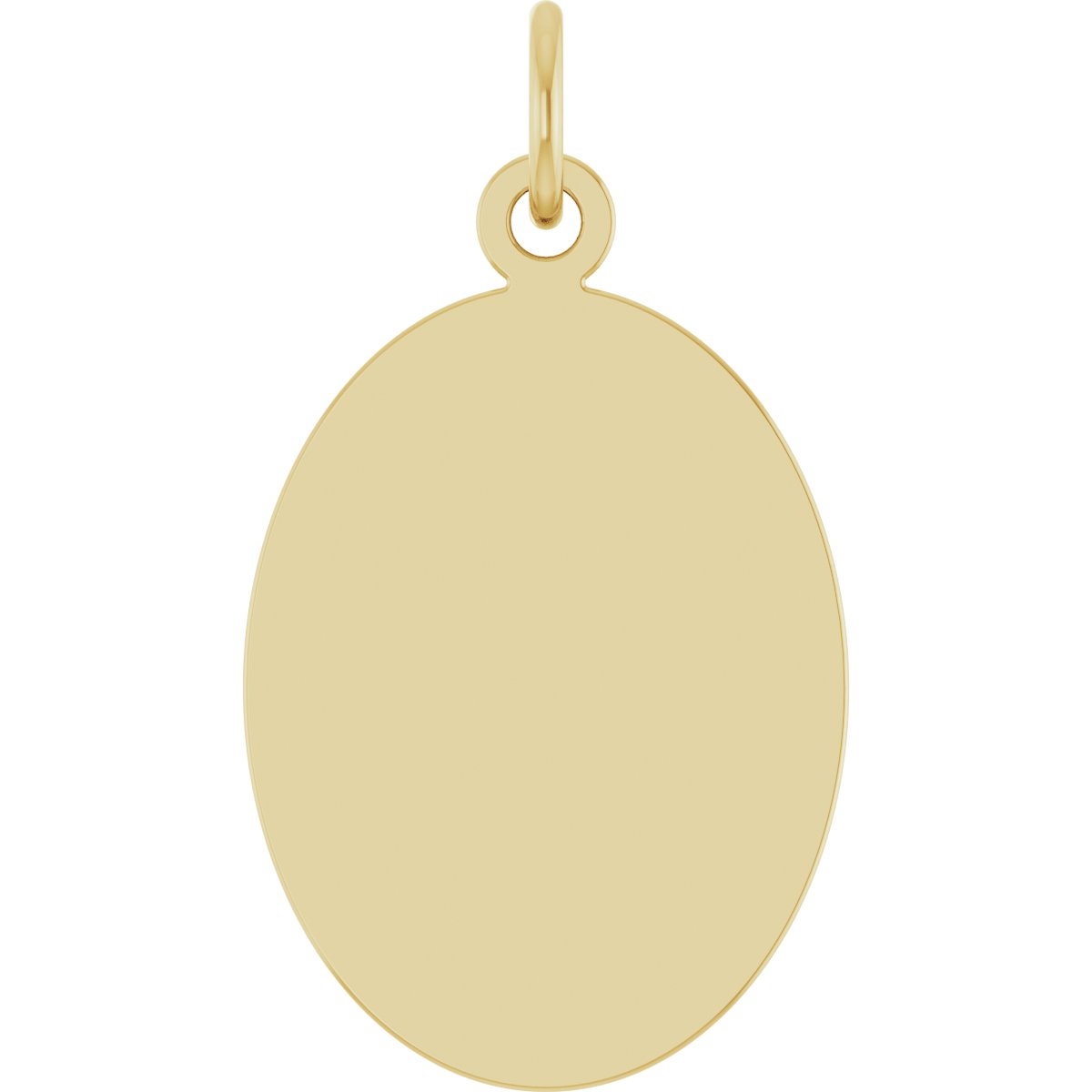 Engravable Oval Necklace or Pendant