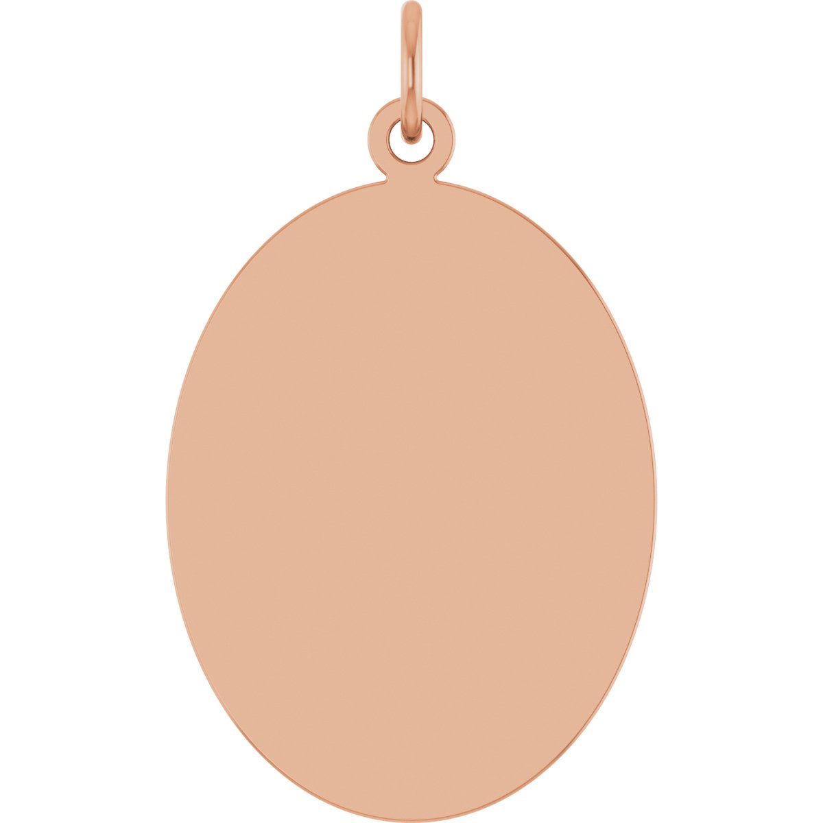 Engravable Oval Necklace or Pendant
