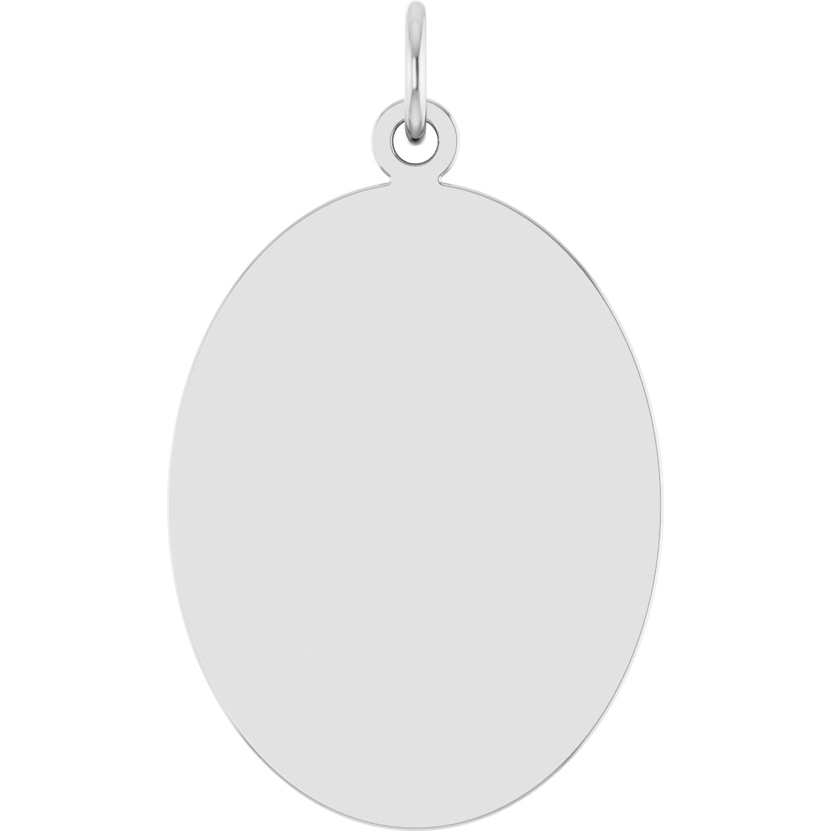 Engravable Oval Necklace or Pendant