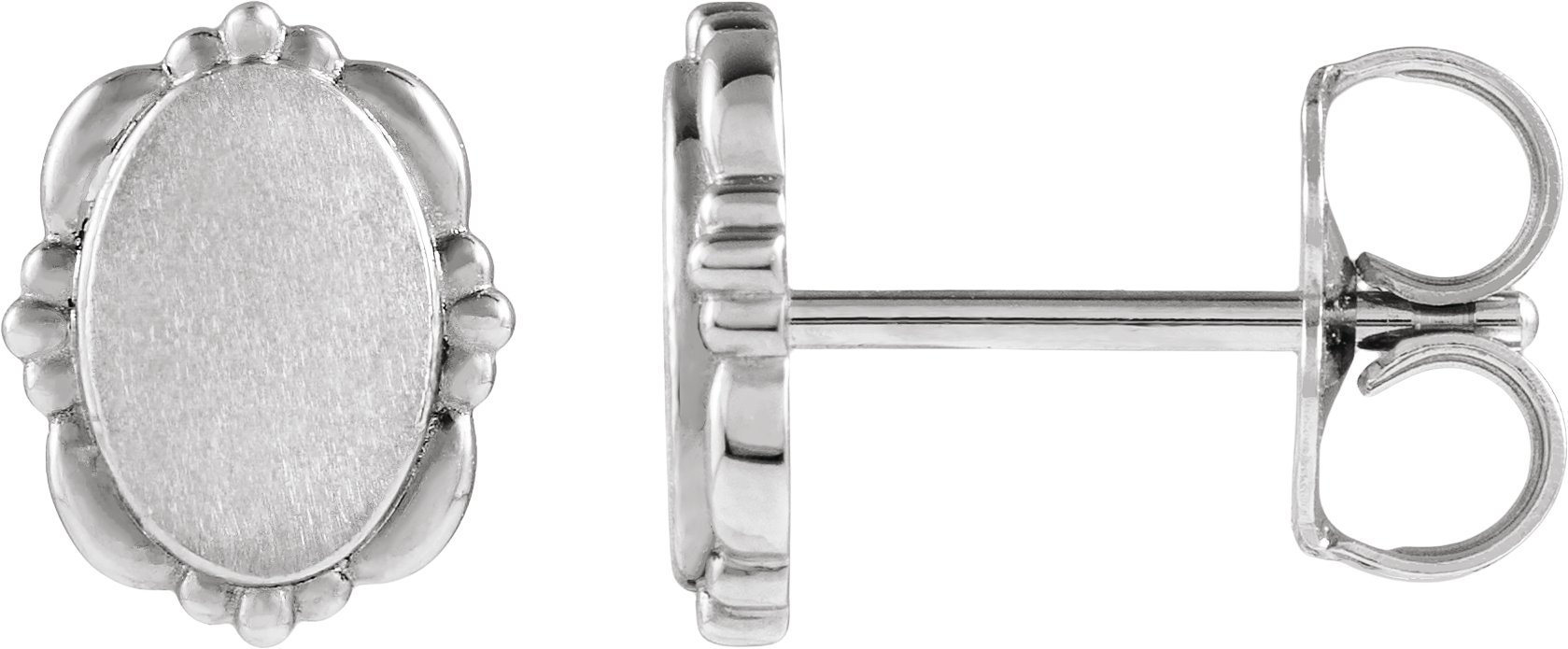 Engravable Vintage-Inspired Earrings