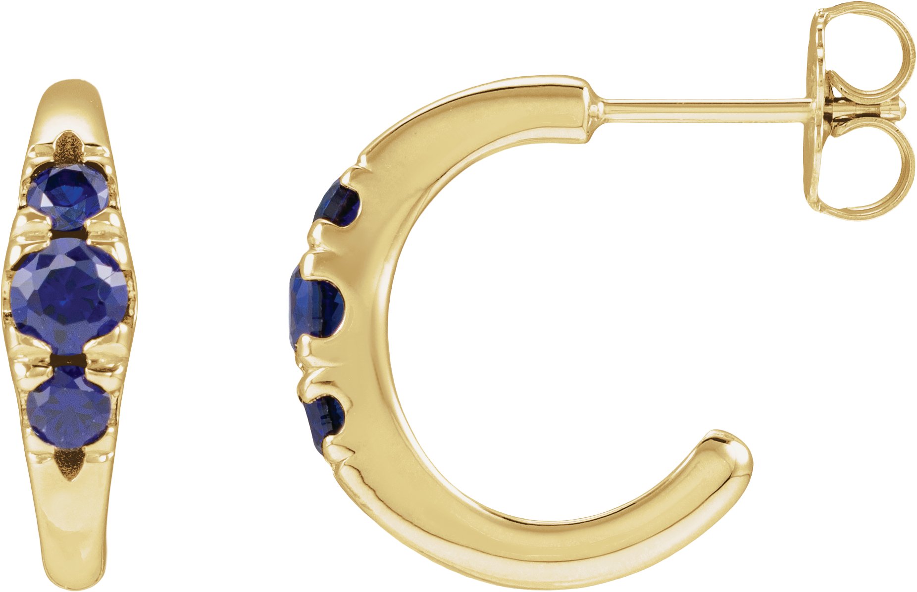 Accented Hoop Earrings