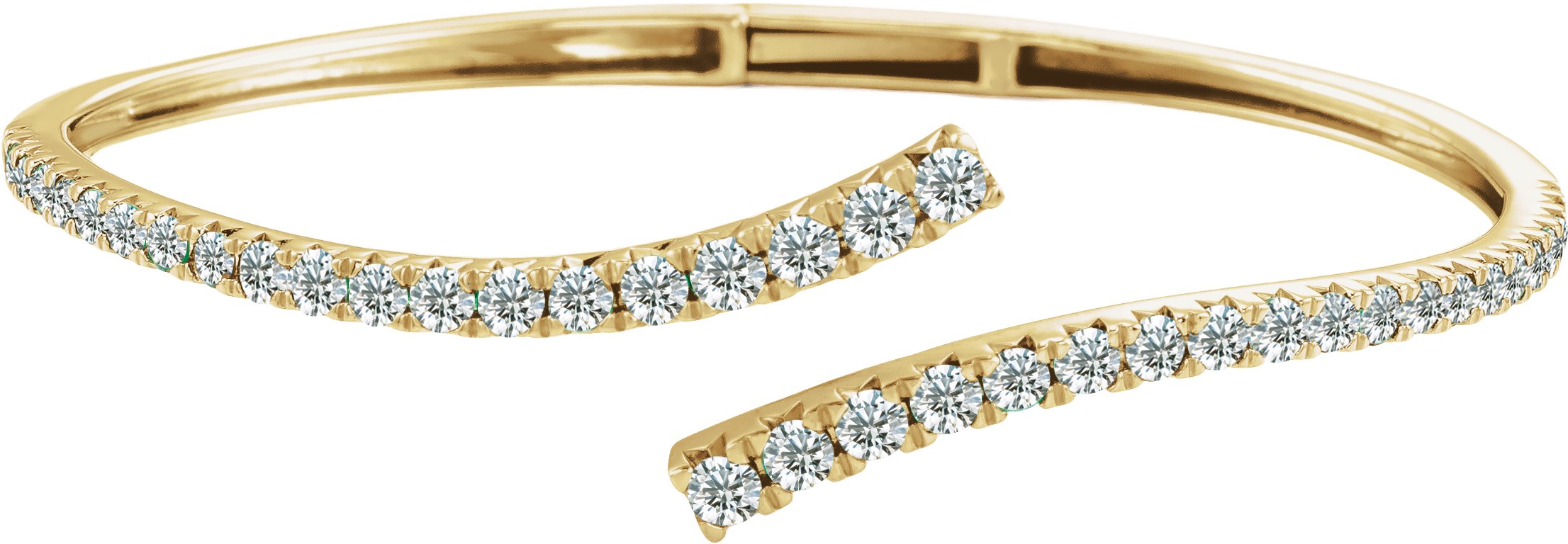 Graduated Bypass Cuff Bracelet