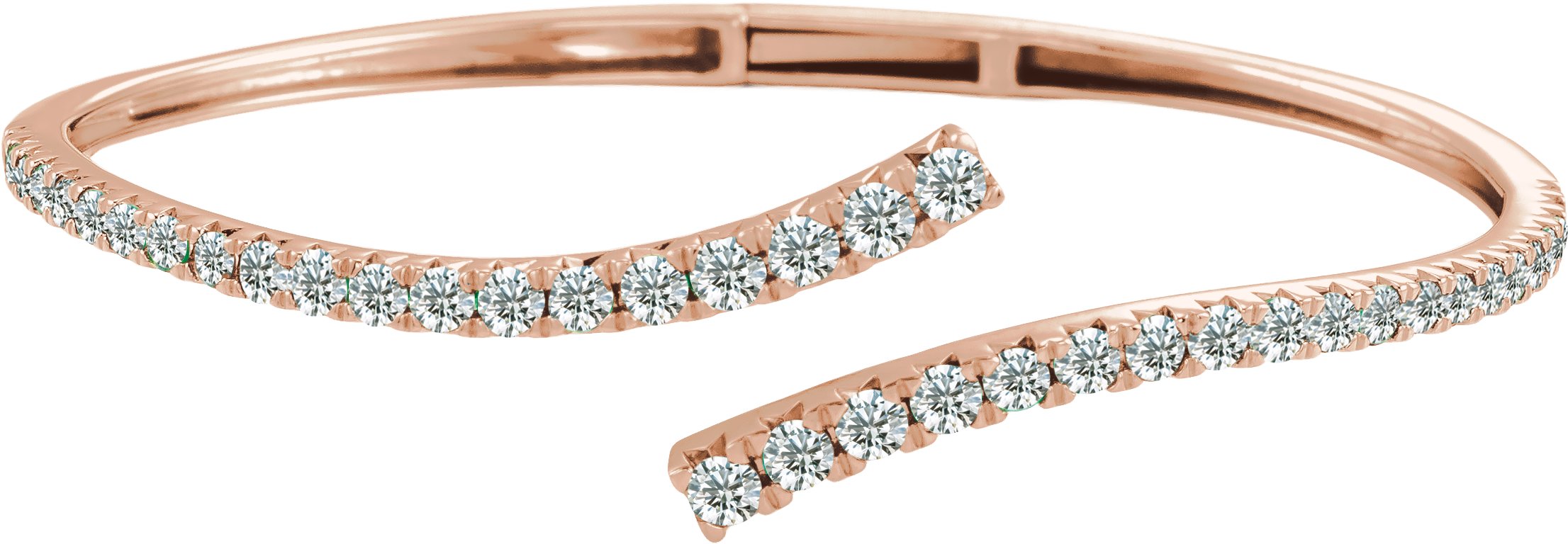 Graduated Bypass Cuff Bracelet