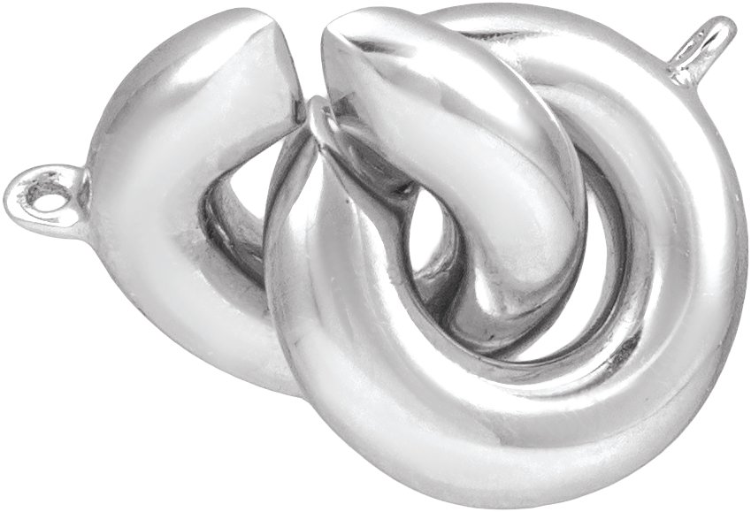 Hollow Fold Over Clasp