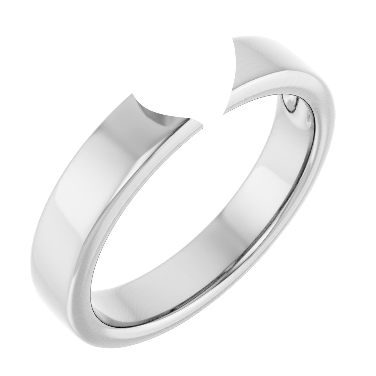 Bezel-Set Solitaire Engagement Ring