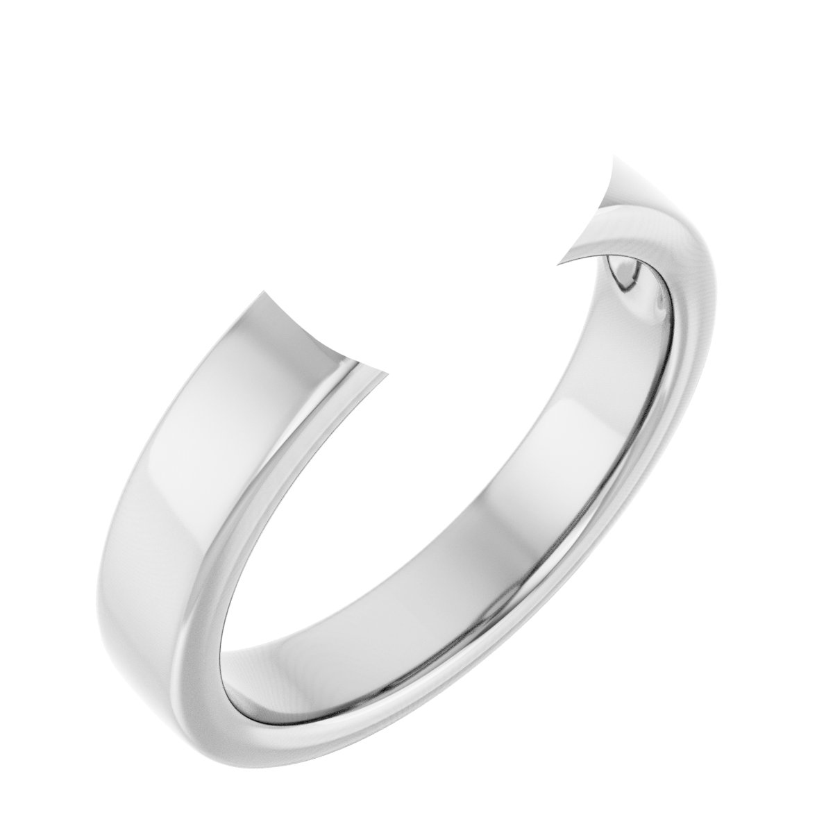 Bezel-Set Solitaire Engagement Ring