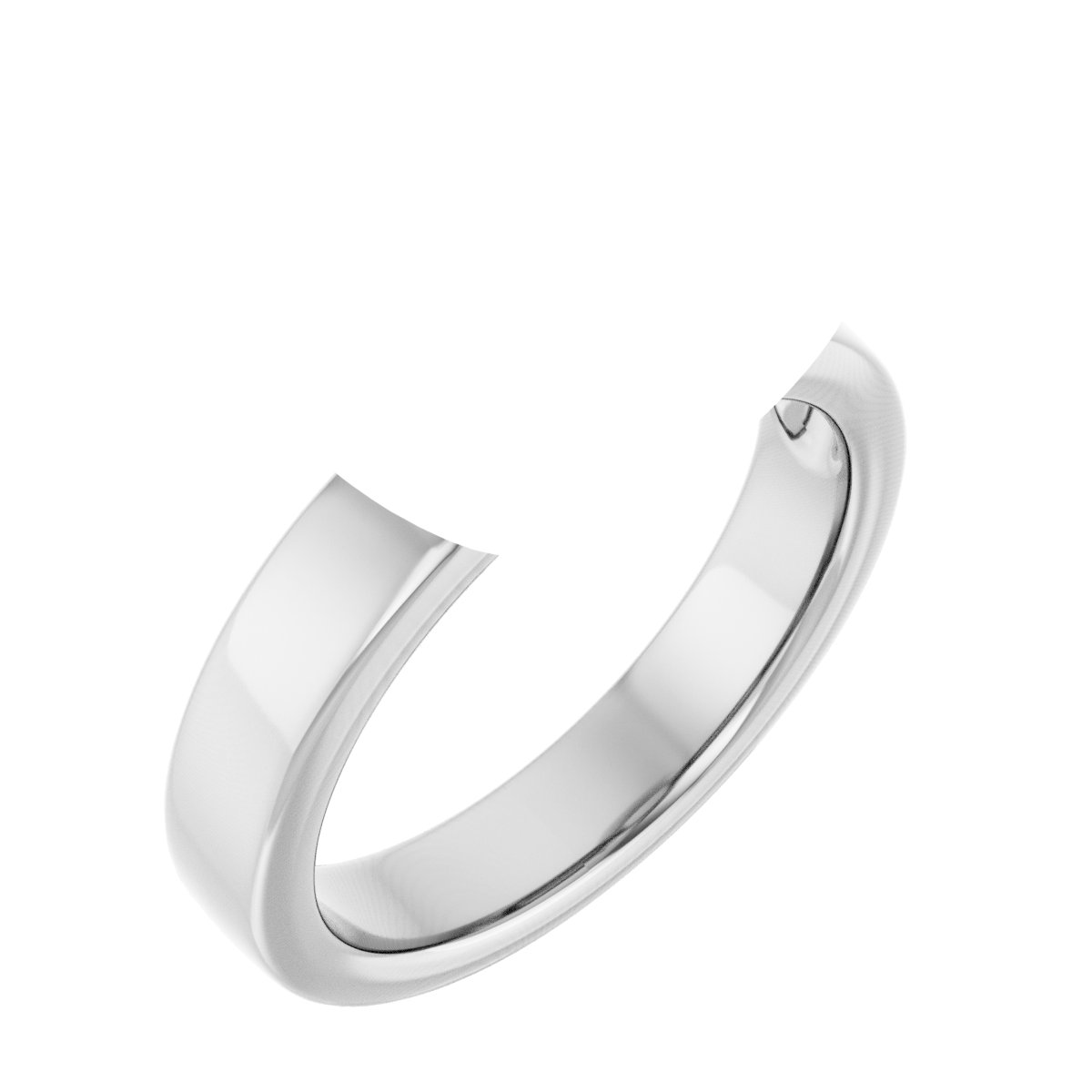 Bezel-Set Solitaire Engagement Ring