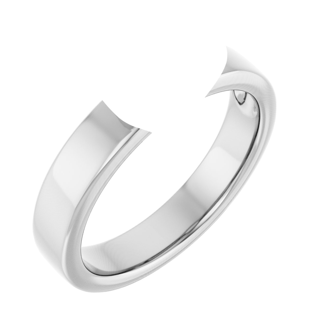 Bezel-Set Solitaire Engagement Ring
