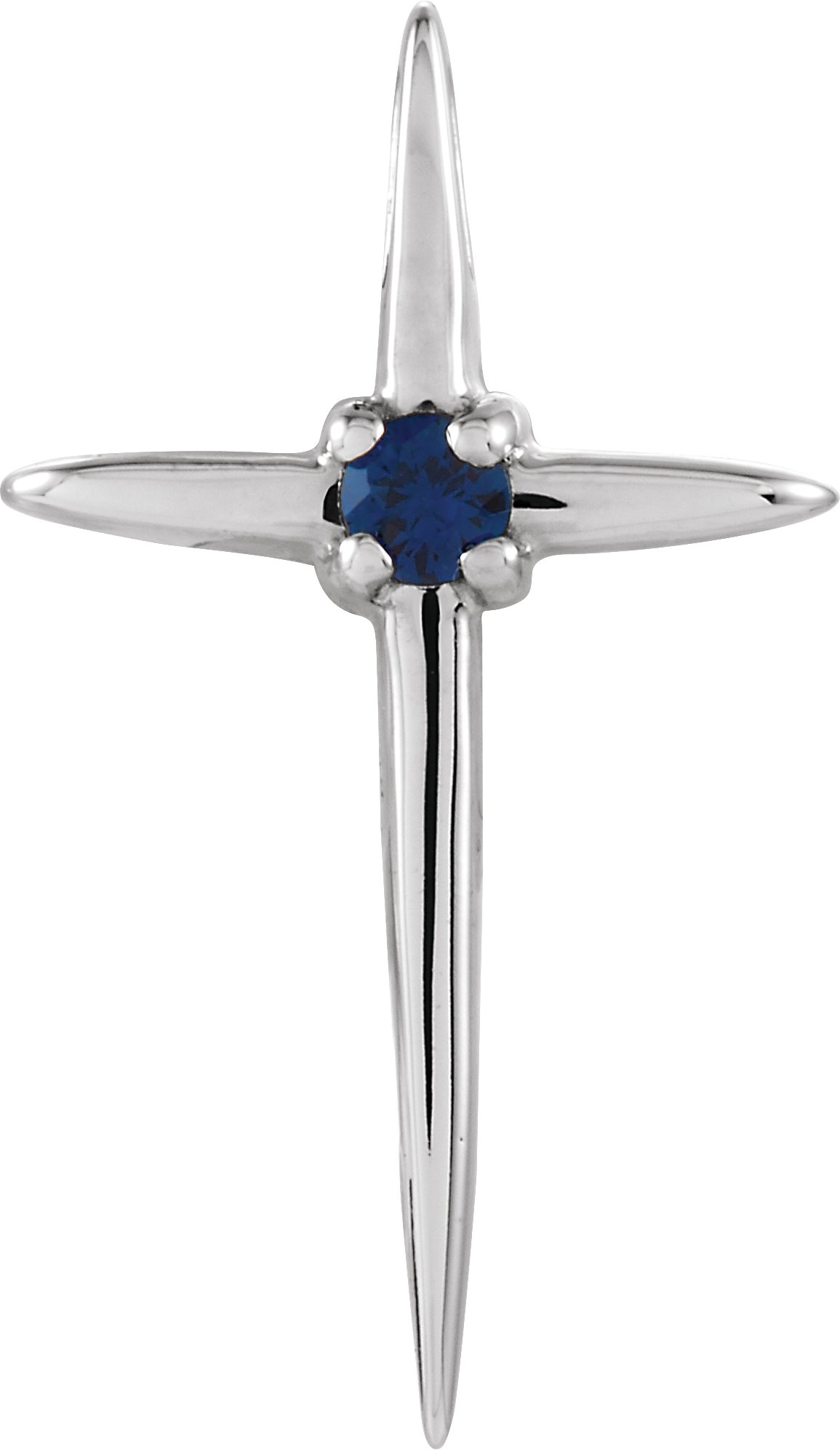 Blue Sapphire Cross 17.75 x 10mm Ref 422999