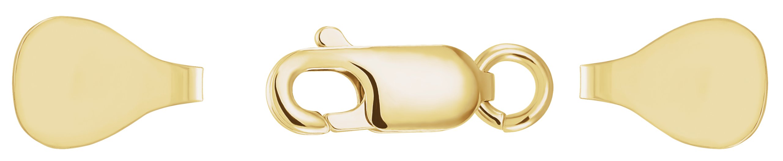 Lobster Clasp & Flat Chain End Sets