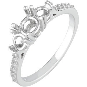 Three-Stone Engagement Ring or Band