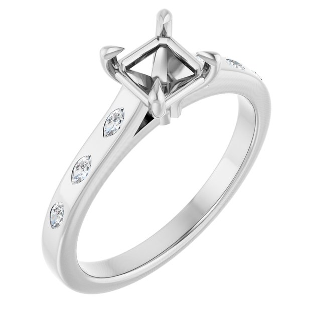 14k White Gold