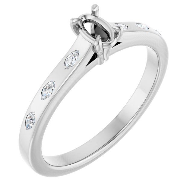 14k White Gold