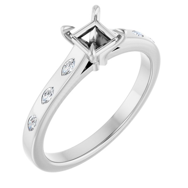 14k White Gold