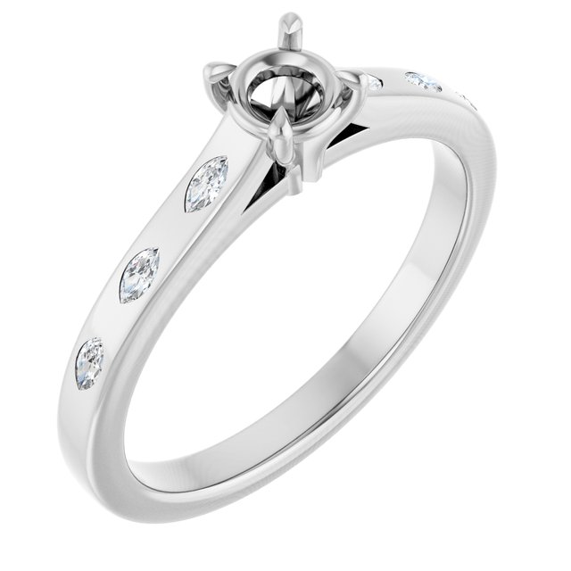 14k White Gold