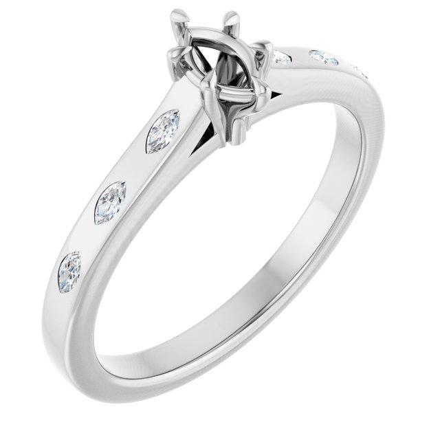 14k White Gold