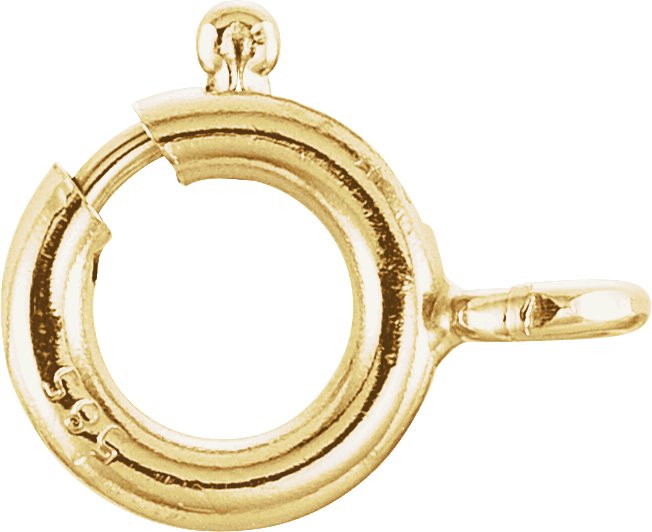 Seamless Spring Ring with Open Jump Ring