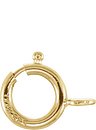 14K Yellow 6 mm Seamless Spring Ring with Open Jump Ring